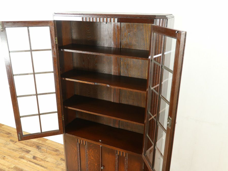 イギリスアンティーク家具ブックケース 80096