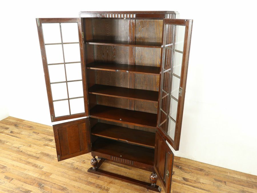 イギリスアンティーク家具ブックケース 80096