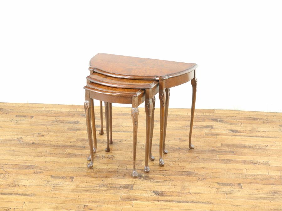 イギリスアンティーク家具ネストテーブル 80153