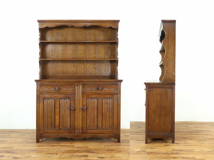 イギリスアンティーク家具カップボード 80132