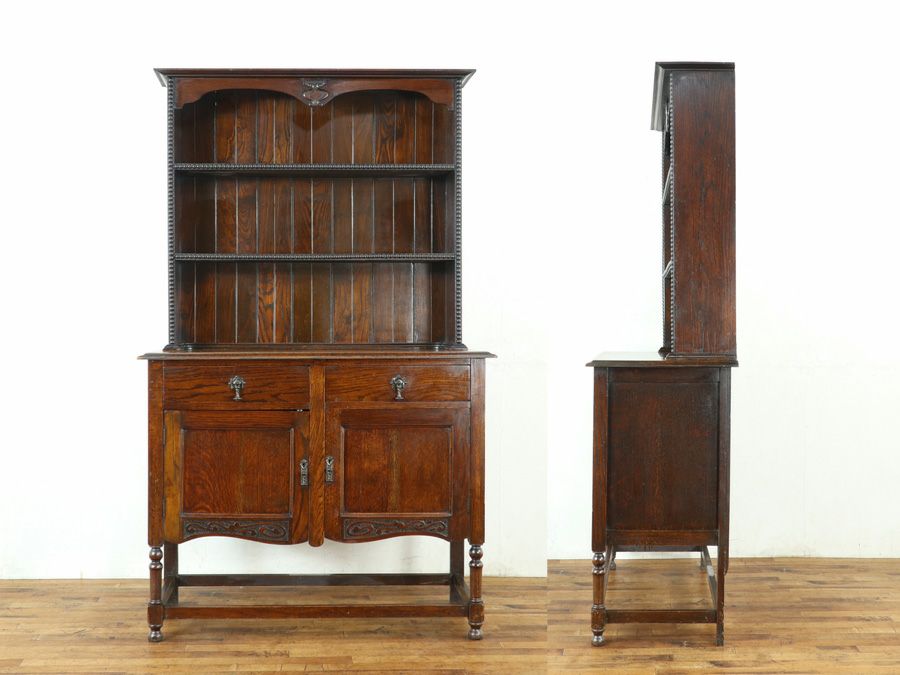 イギリスアンティーク家具カップボード 80117