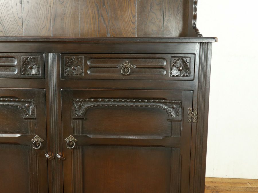 イギリスアンティーク家具カップボード 80058