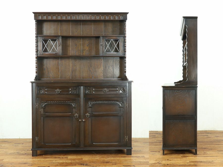 イギリスアンティーク家具カップボード 80058