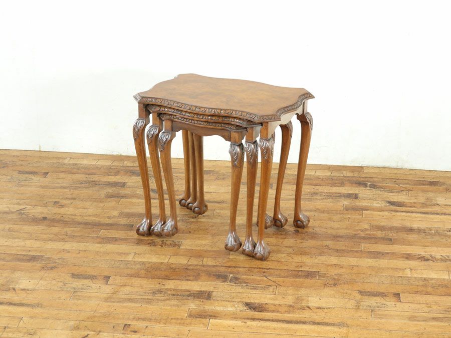 イギリスアンティーク家具ネストテーブル 80168