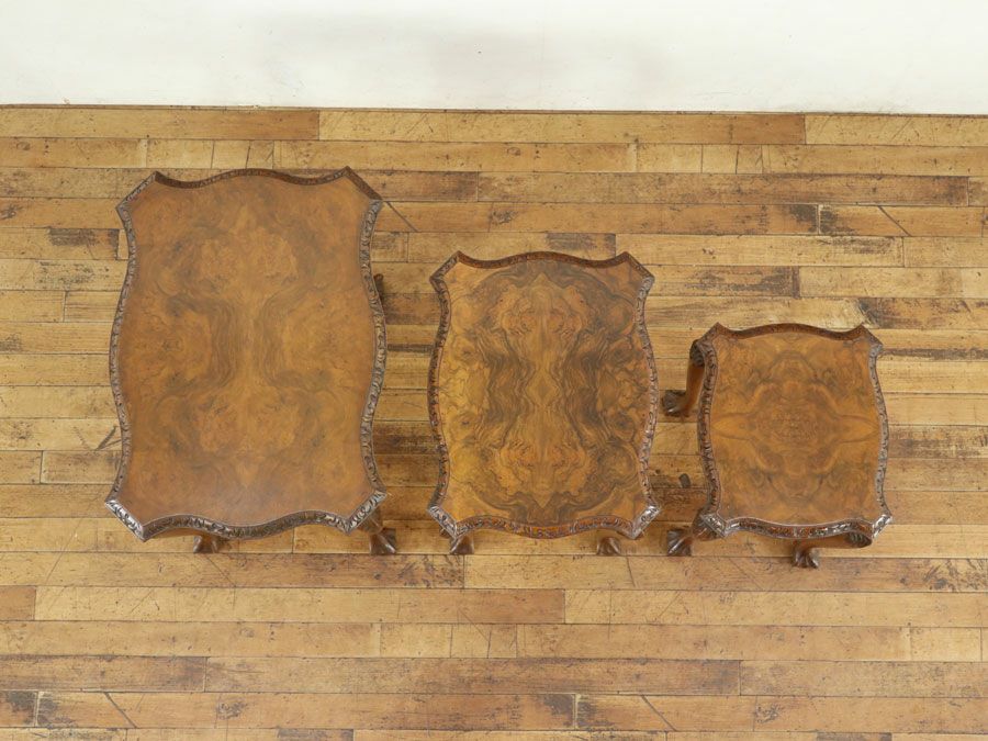 イギリスアンティーク家具ネストテーブル 80168