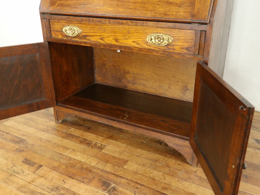 イギリスアンティークブックビューロー 80032