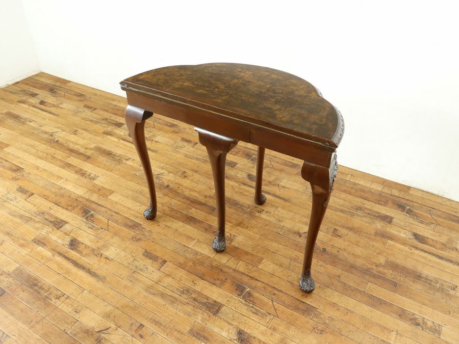 イギリスアンティーク家具ゲームテーブル 80046