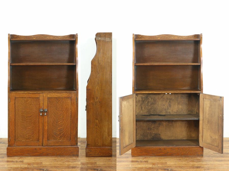 アンティーク オープンブックケース 80061