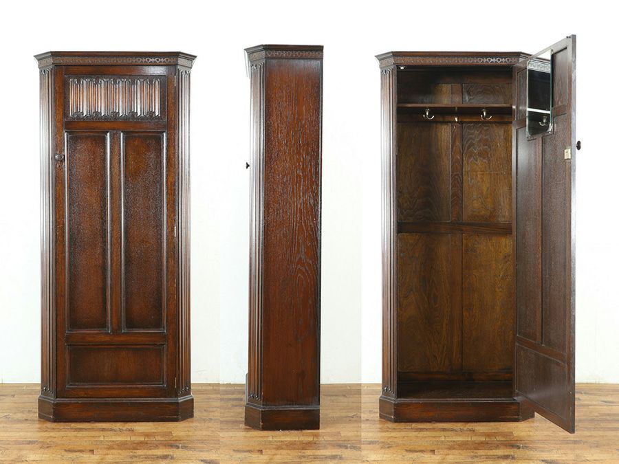 イギリスアンティーク家具ワードローブ 80165