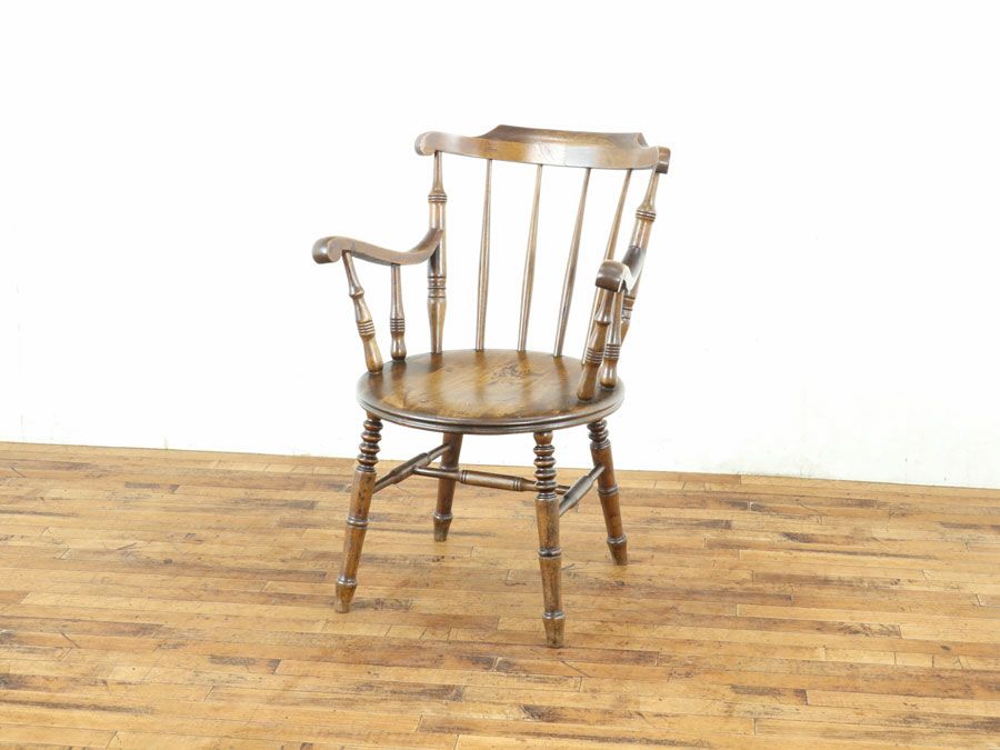 アンティークアイベックスアームチェア 80084b