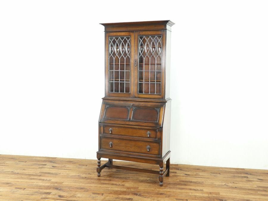 イギリスアンティーク ブックビューロー 80182