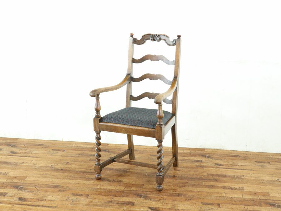アンティーク家具張替済アームチェア 80172