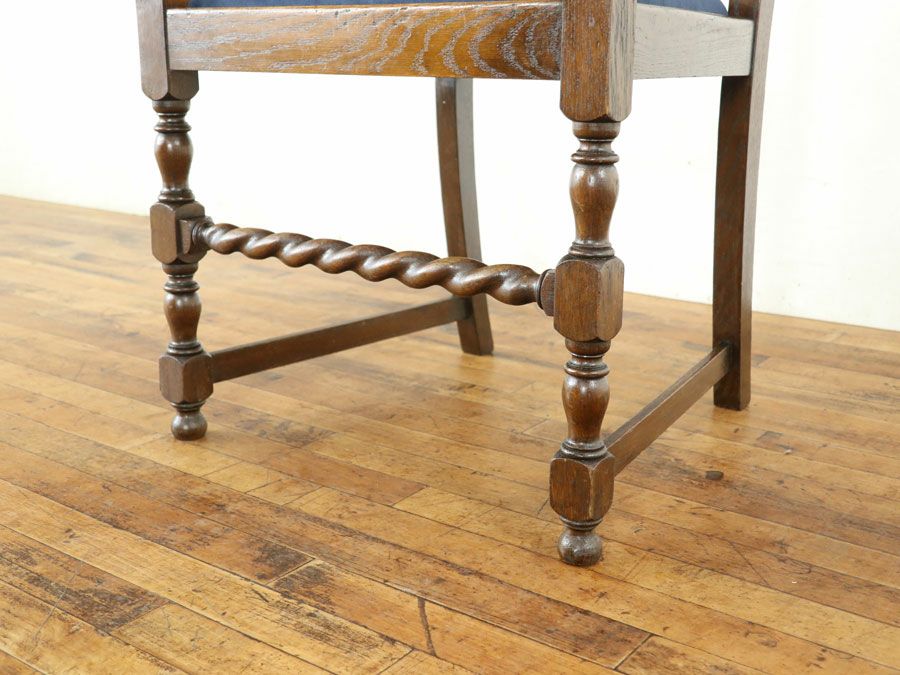 アンティーク家具 張替済アームチェア  80174