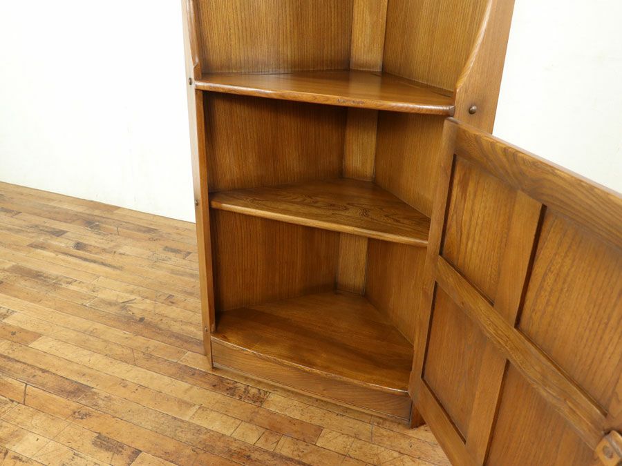 アンティーク コーナーキャビネット 80160