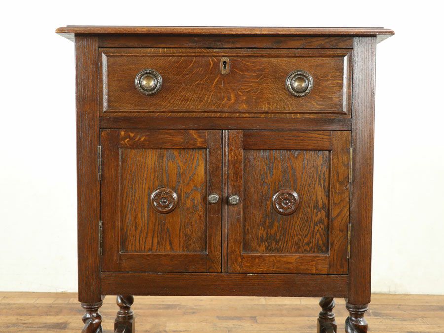 アンティーク家具 サイドキャビネット 80034