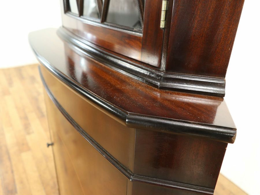 アンティーク家具 コーナーキャビネット 59578