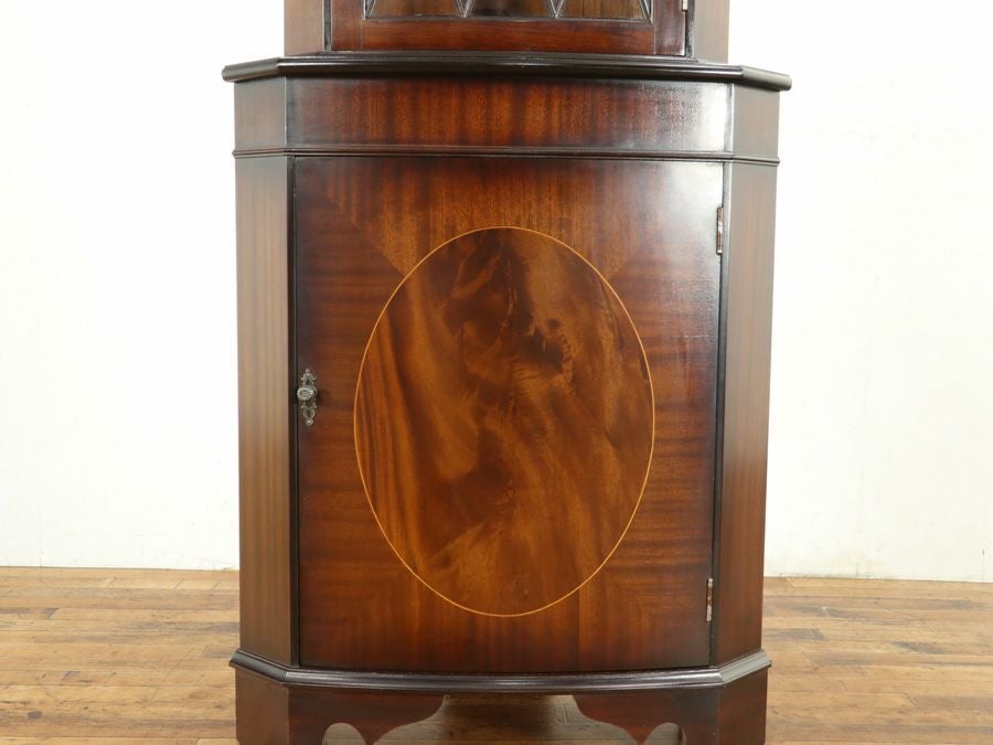 アンティーク家具 コーナーキャビネット 59578