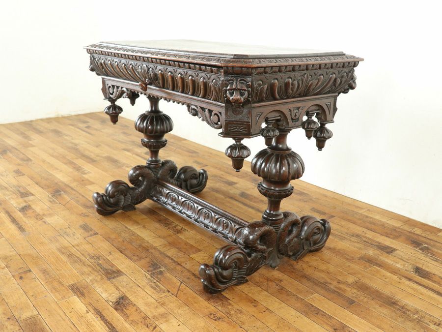 アンティーク家具 ドルフィンテーブル 65316