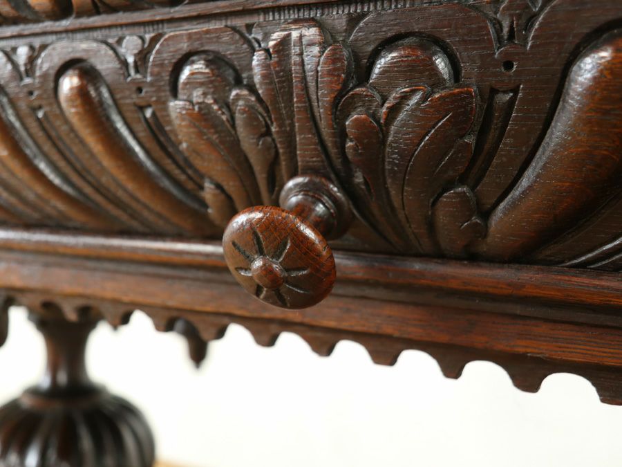 アンティーク家具 ドルフィンテーブル 65316