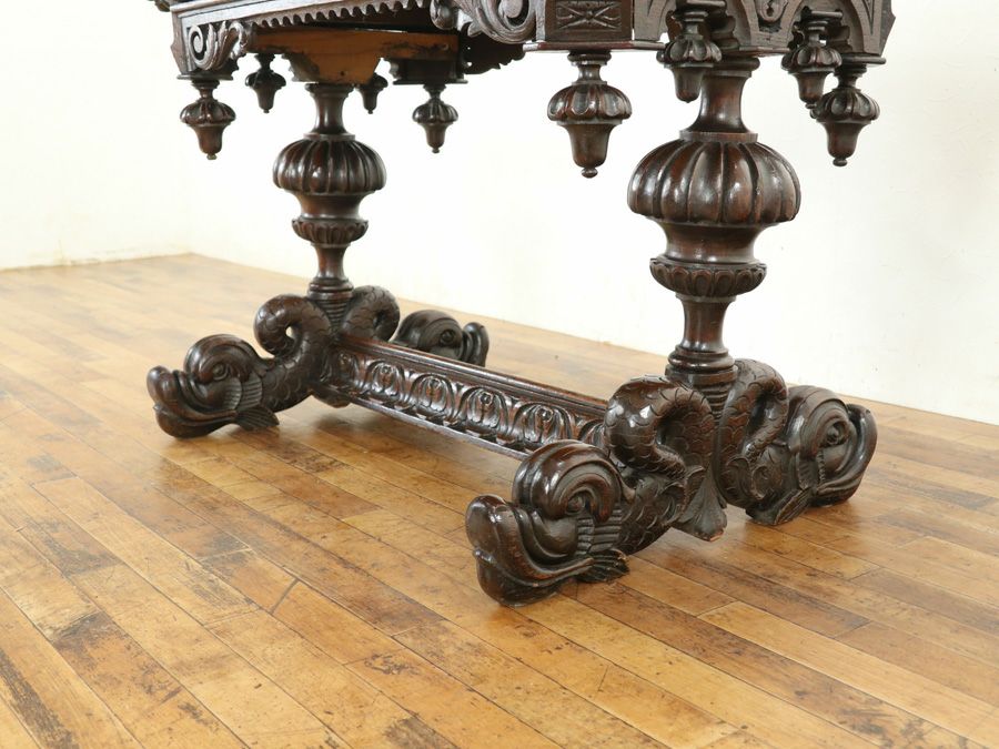 アンティーク家具 ドルフィンテーブル 65316