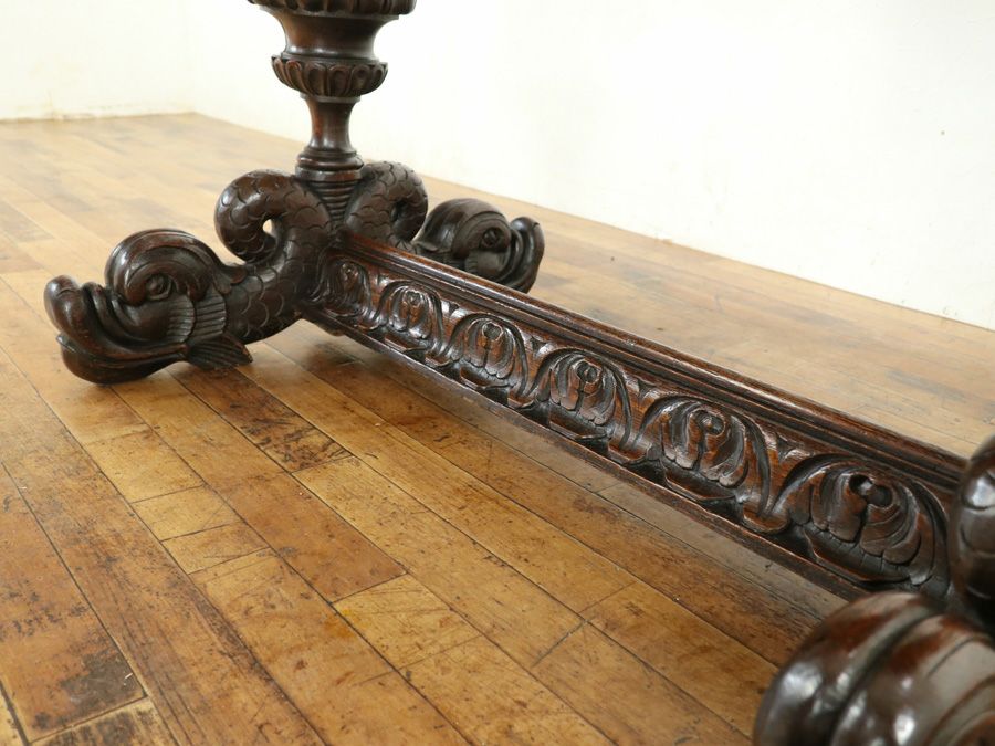 アンティーク家具 ドルフィンテーブル 65316