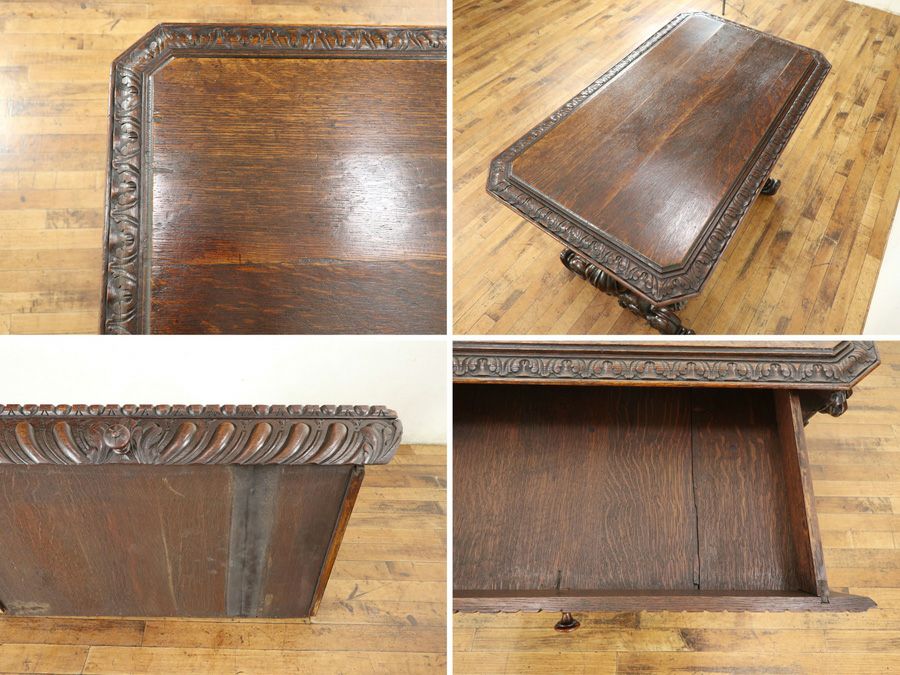 アンティーク家具 ドルフィンテーブル 65316