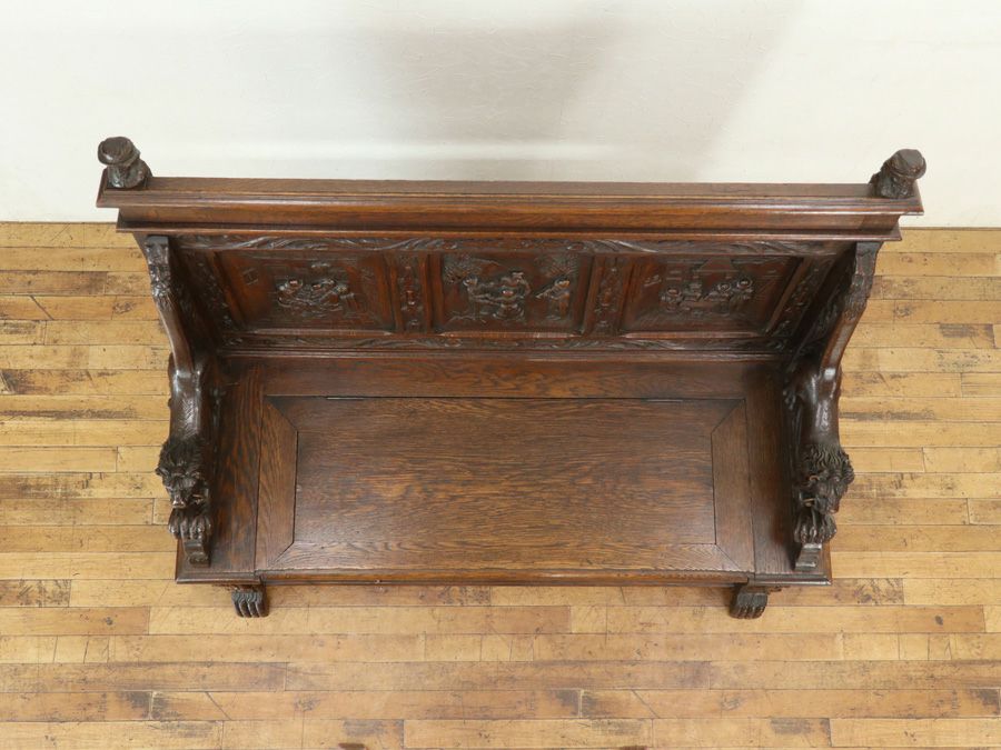 アンティーク家具 ベンチ 65192