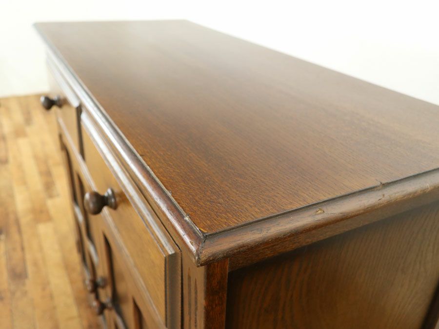 天板再塗装済み キャビネット 80138b