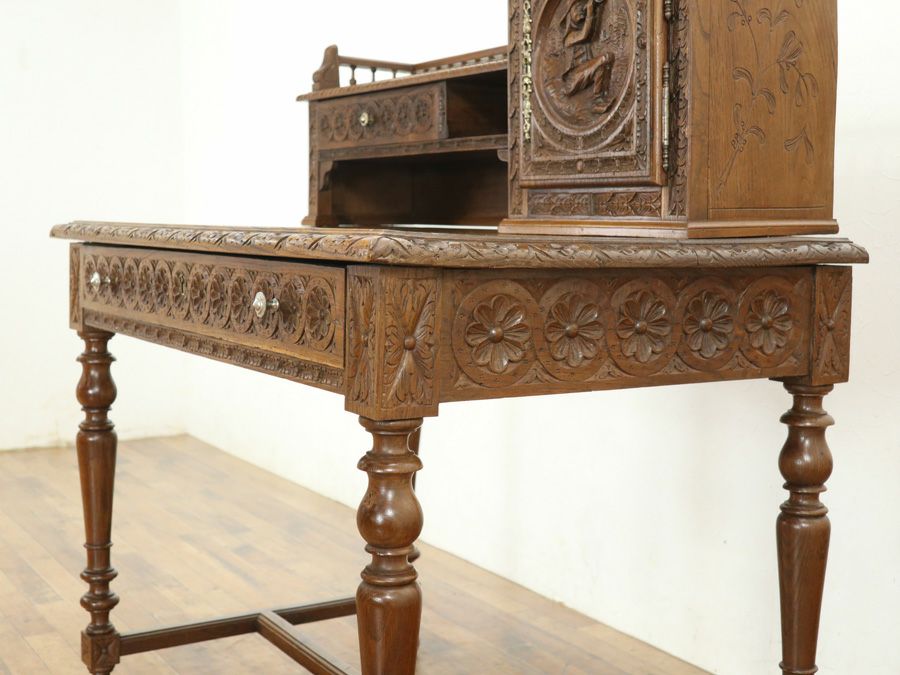 アンティーク家具 デスク 65273