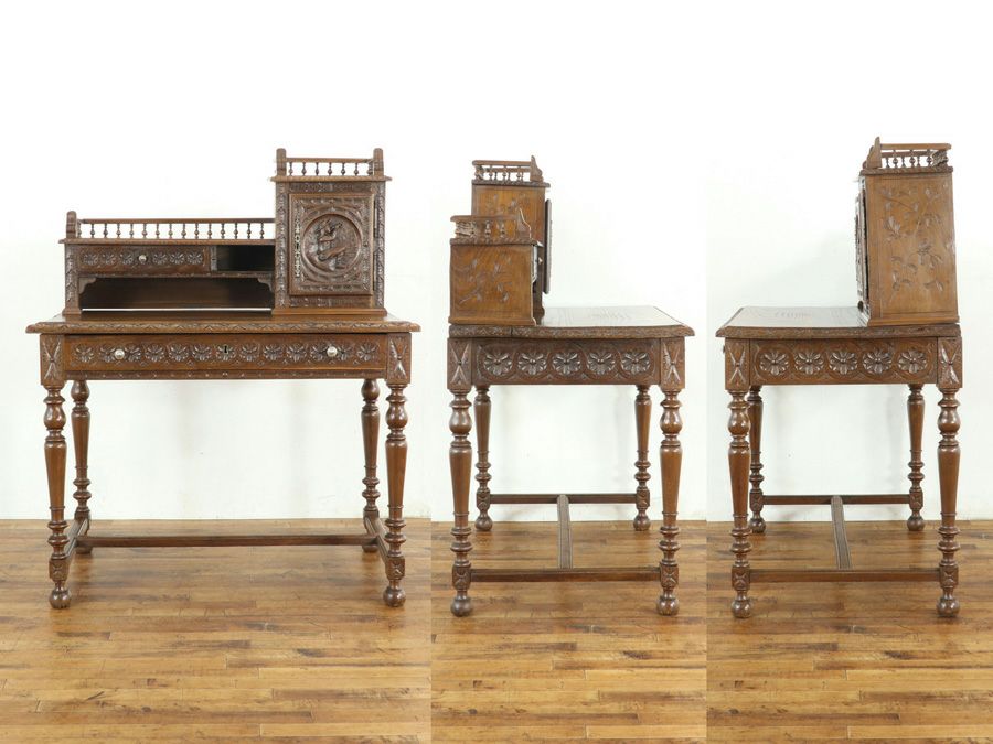 アンティーク家具 デスク 65273