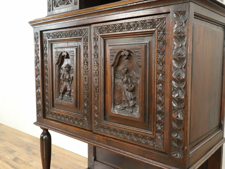 アンティーク家具 キャビネット 65235