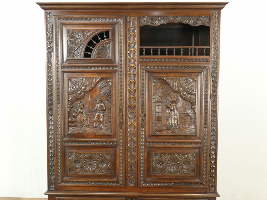 アンティーク家具 キャビネット 65313