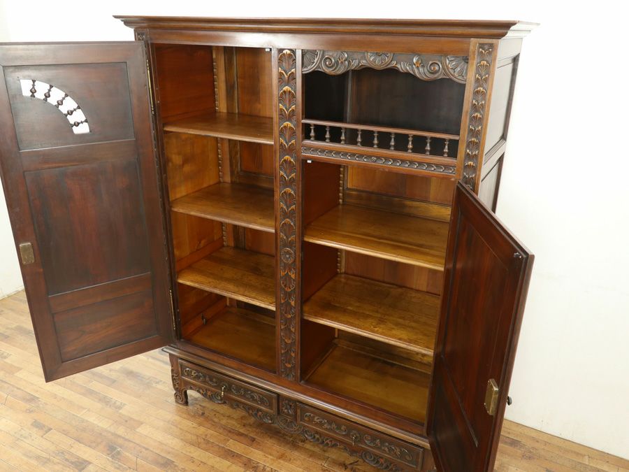 アンティーク家具 キャビネット 65313