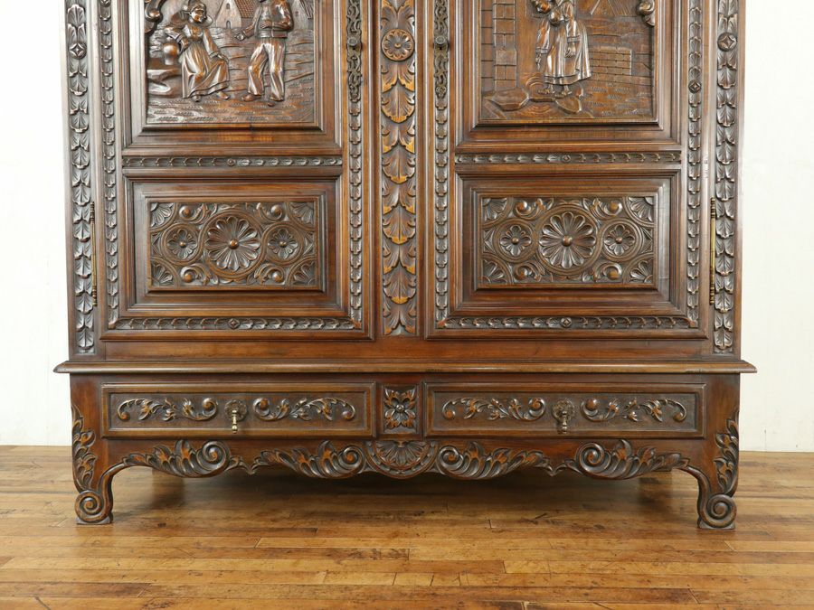 アンティーク家具 キャビネット 65313