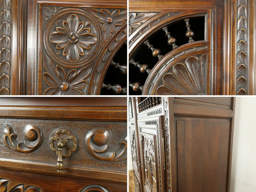 アンティーク家具 キャビネット 65313