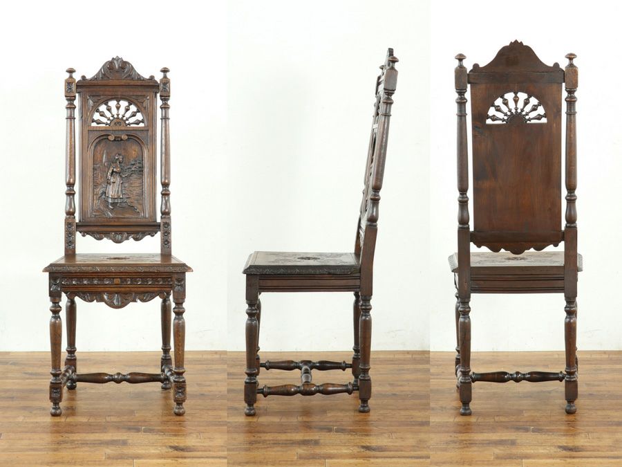 アンティーク チェア 65259b