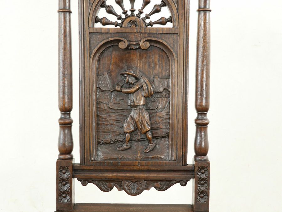 美しいデザインと細やかな彫刻 1910年頃 フランスアンティーク家具 チェア 65259c