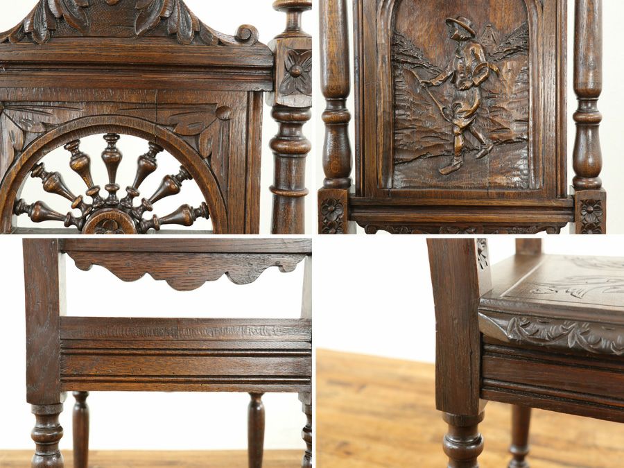 アンティーク チェア 65259f