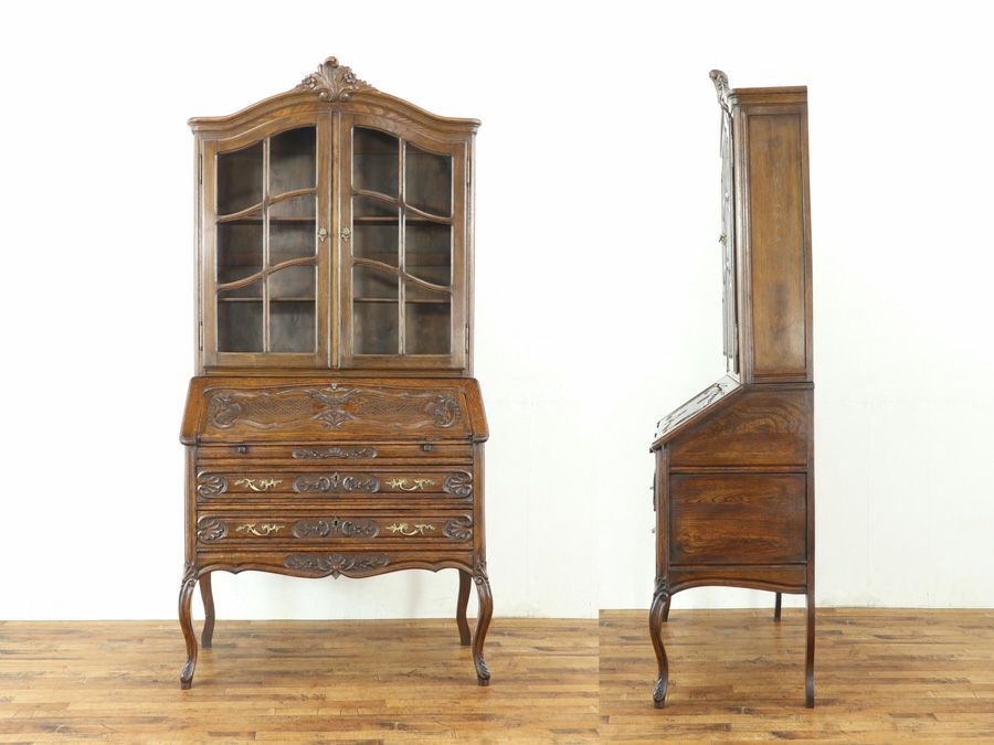 アンティーク ブックビューロー 65270