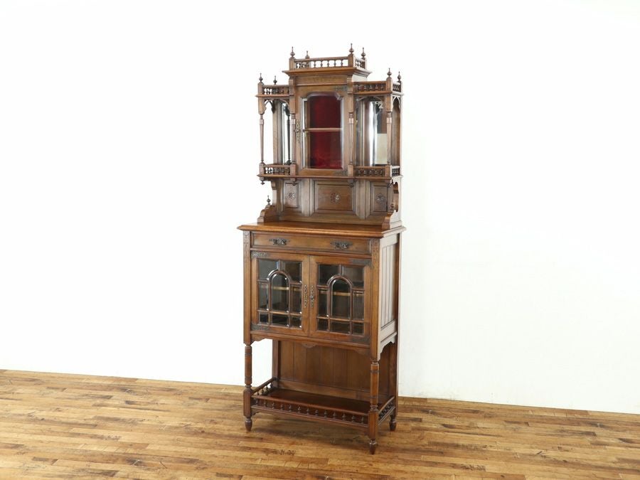 アンティーク家具 キャビネット 65195