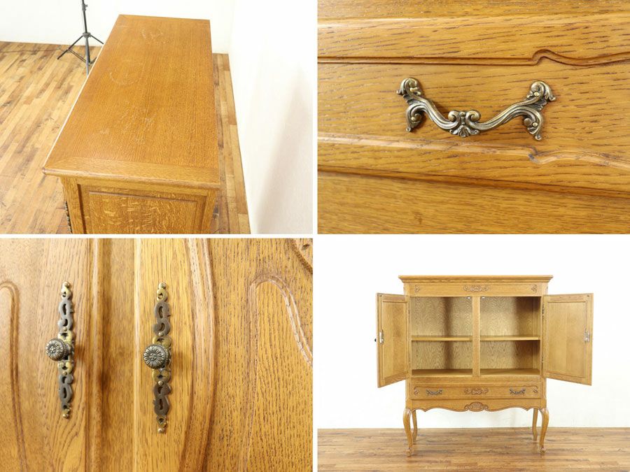 アンティーク家具 キャビネット 65296