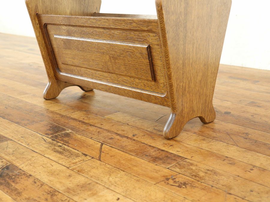 アンティーク家具 マガジンラック 65237e