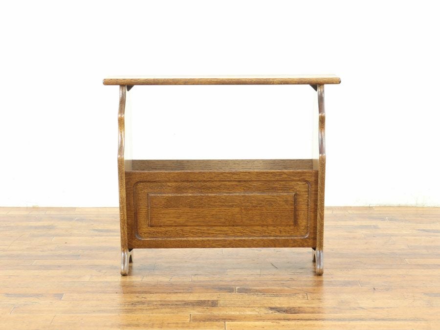 アンティーク家具 マガジンラック 65237e