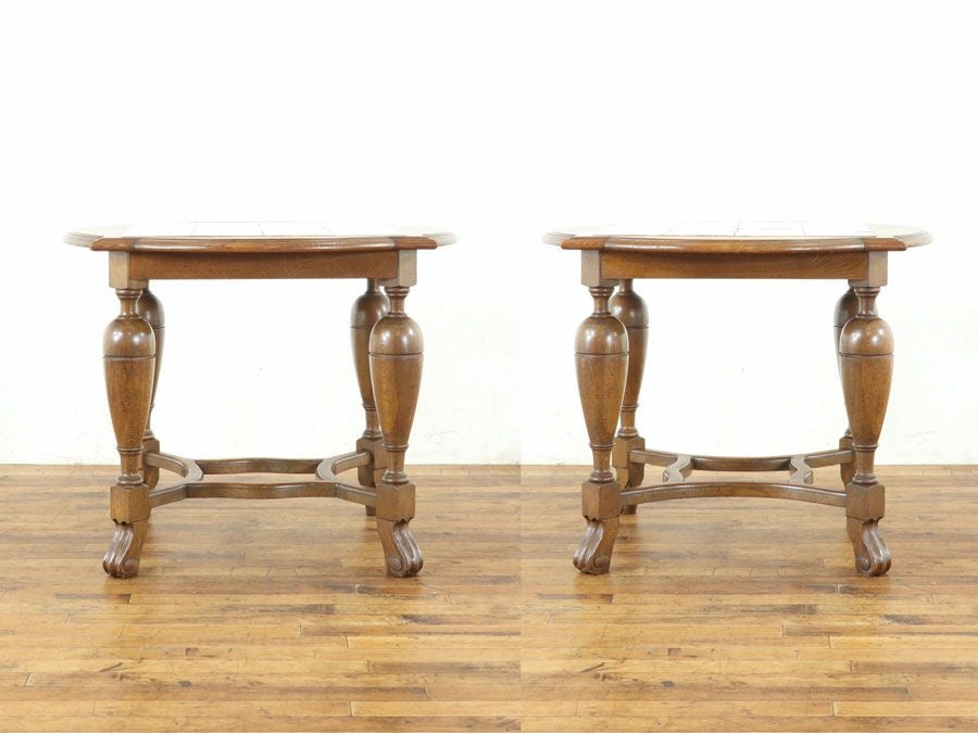 アンティーク家具 タイルテーブル 65281