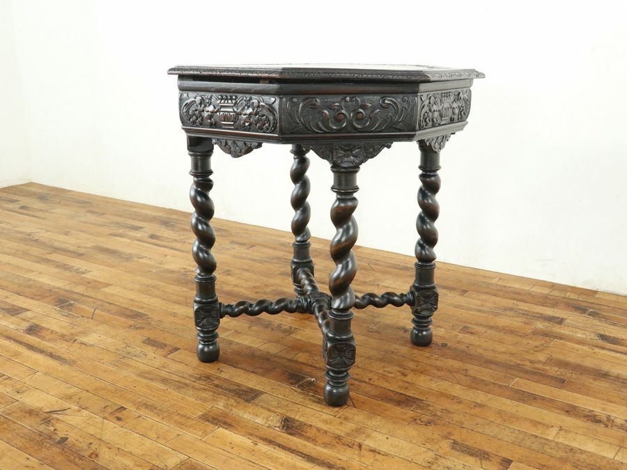 アンティーク家具 サイドテーブル 65295