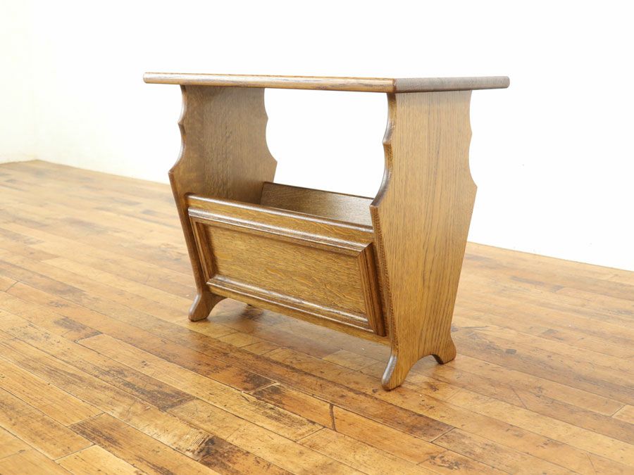 アンティーク家具 マガジンラック 65263e