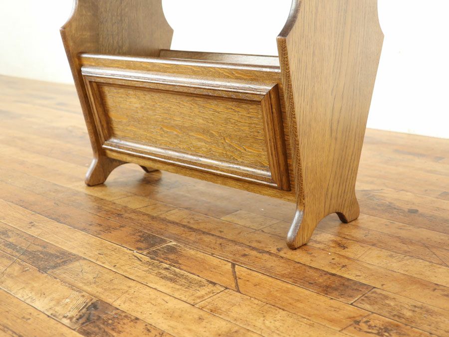 アンティーク家具 マガジンラック 65263e