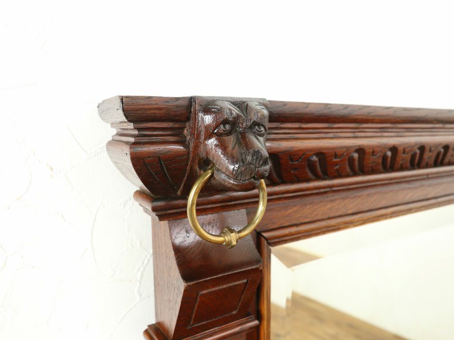 アンティーク家具 オーバーマントルミラー 65260