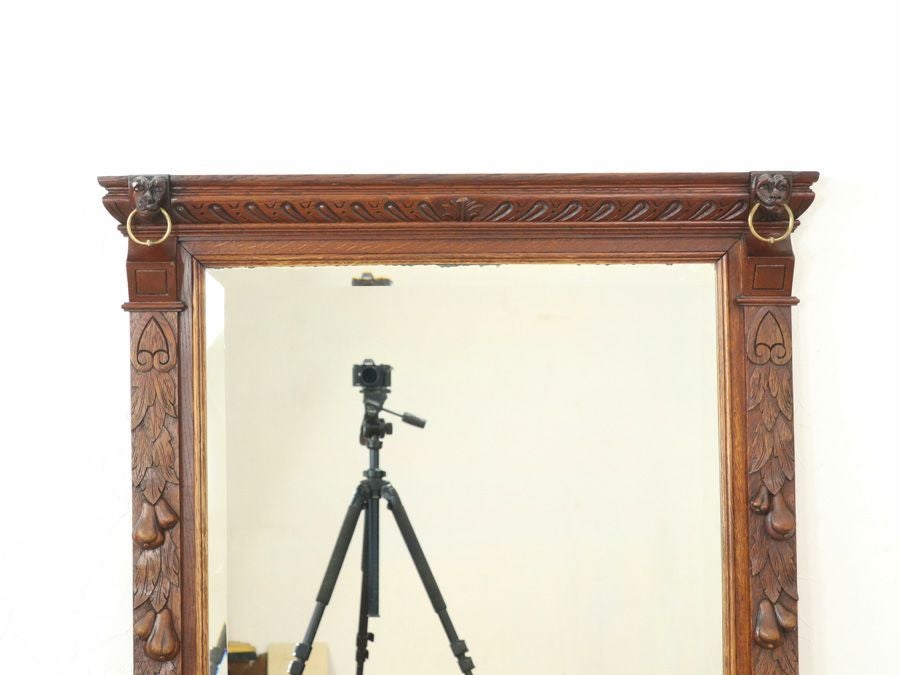 アンティーク家具 オーバーマントルミラー 65260