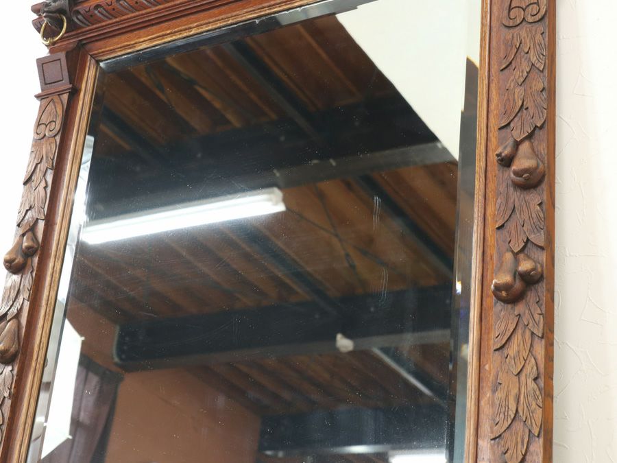 アンティーク家具 オーバーマントルミラー 65260